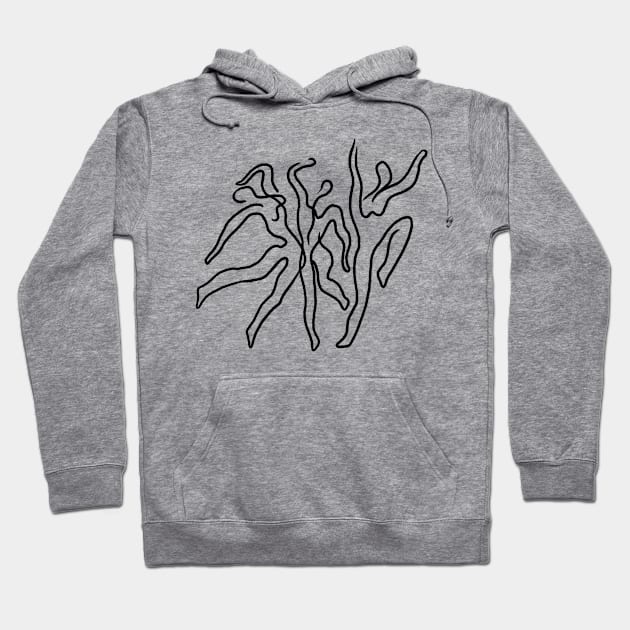 Line art Hoodie by Daria Kusto